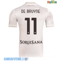 Camisa de time de futebol SSC Napoli Kevin De Bruyne #11 Replicas 2º Equipamento 2025-26 Manga Curta